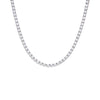 5MM / 16IN / Silver CZ Tennis Necklace - Adina Eden's Jewels