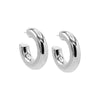 Silver / 30MM Chunky Bubble Hoop Earring - Adina Eden's Jewels