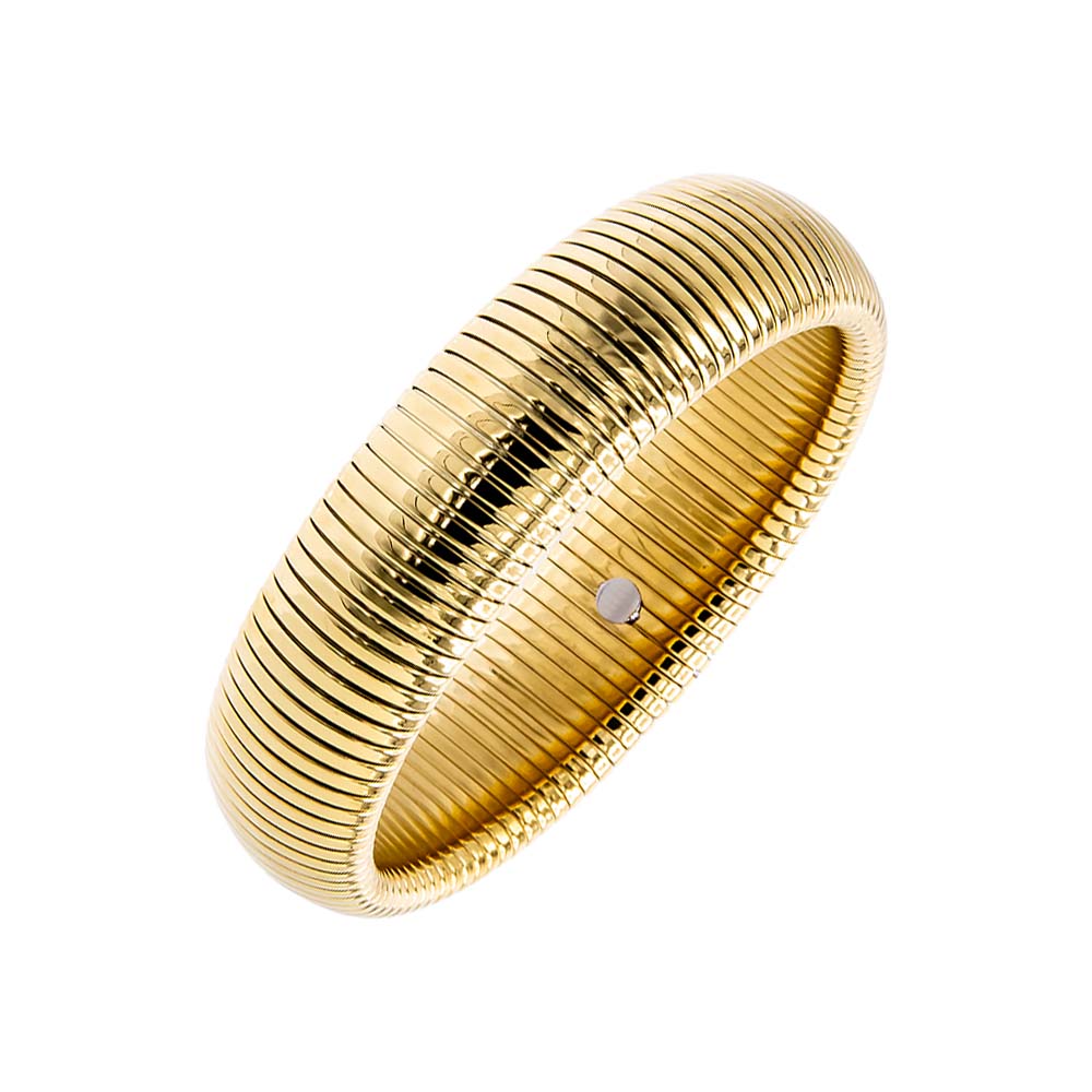Gold / 20MM Super Chunky Snake Bangle - Adina Eden's Jewels