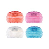 Multi Color Translucent Scallop Edge Hair Clip Set - Adina Eden's Jewels