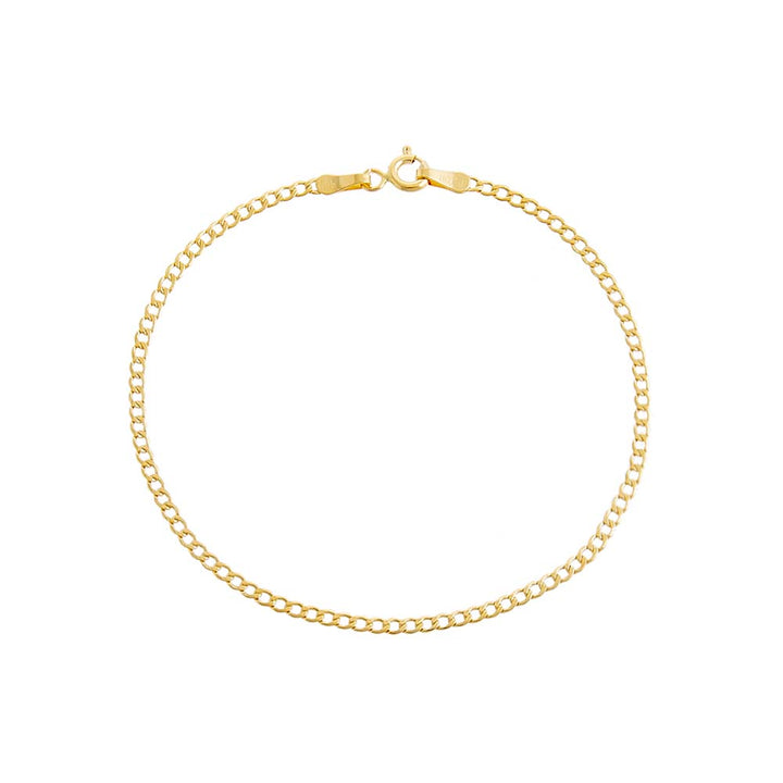 14K Gold Cuban Bracelet 14K - Adina Eden's Jewels