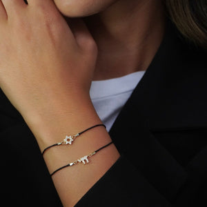 Pave Chai Rope Bracelet - Adina Eden's Jewels