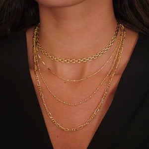 Solid Figaro Chain Necklace - Adina Eden's Jewels