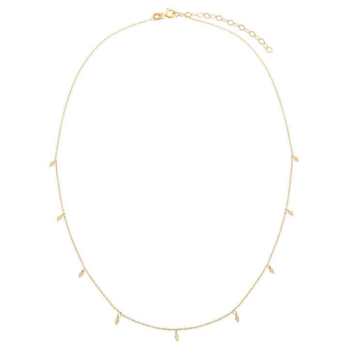  Dainty Dangling Charm Necklace 14K - Adina Eden's Jewels
