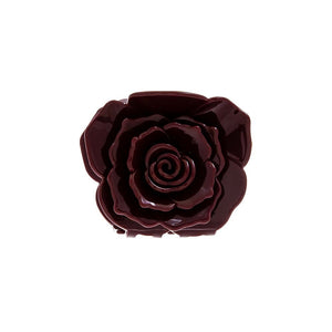 Burgundy Burgundy Rose Claw Clip - Adina Eden's Jewels
