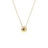 14K Gold Circle Shape Pendant Necklace 14K - Adina Eden's Jewels