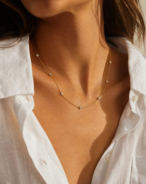Diamond By The Yard Necklace