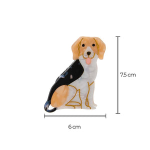 Beagle Dog Breed Hair Claw Clip - Adina Eden's Jewels