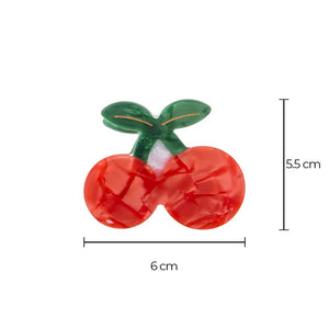 Mini Cherry Hair Claw Clip - Adina Eden's Jewels