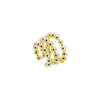 Gold Triple Beaded Ear Cuff - Adina Eden's Jewels