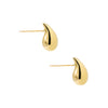  Mini Solid Teardrop Drop Stud Earring 14K - Adina Eden's Jewels