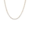 Gold Heart Tennis Necklace - Adina Eden's Jewels