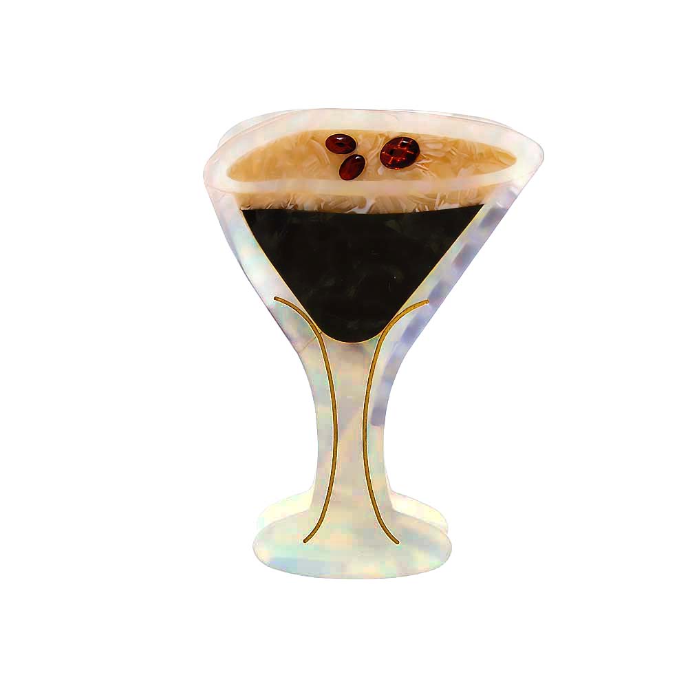 Brown Espresso Martini Hair Claw Clip - Adina Eden's Jewels