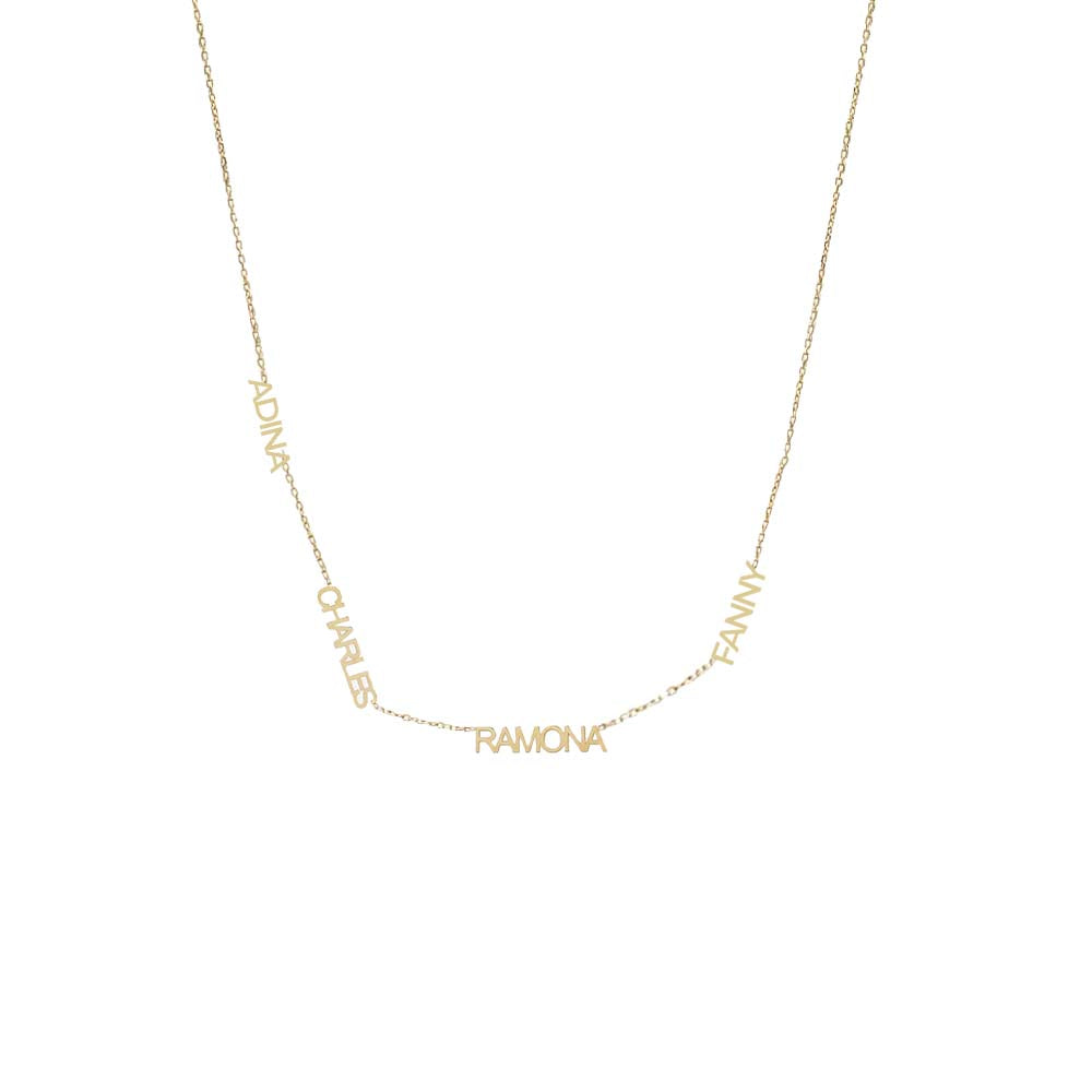 Solid Nameplate Necklace