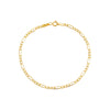 14K Gold Figaro Bracelet 14K - Adina Eden's Jewels