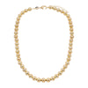 Gold Chunky Beaded Necklace - Adina Eden's Jewels