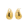 Gold CZ Scattered Teardrop Drop Stud Earring - Adina Eden's Jewels