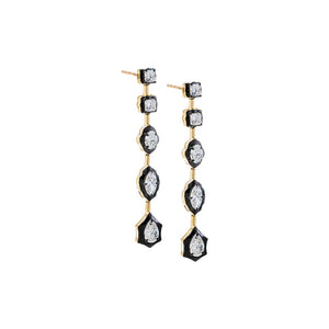Lab Grown Diamond Princess/Oval/Marquise Fancy Drop Stud Earring 14K