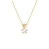 Mother of Pearl / Boy Pavé & Mother Of Pearl Kids Necklace - Adina Eden's Jewels