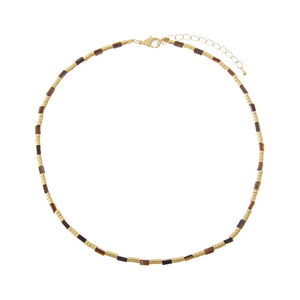 Tiger Eye Golden Tiger Eye Gemstone Choker Necklace - Adina Eden's Jewels