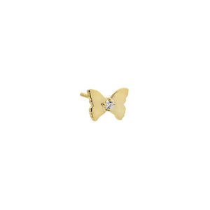  CZ Butterfly Stud Earring - Adina Eden's Jewels