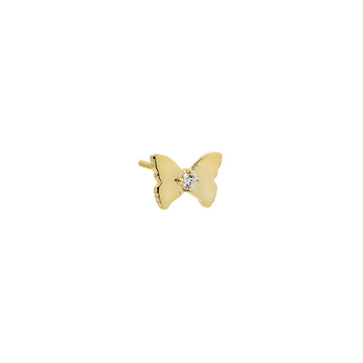  CZ Butterfly Stud Earring - Adina Eden's Jewels