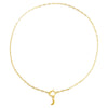  Solid Moon Toggle Necklace - Adina Eden's Jewels