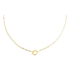 Gold Toggle Chain Necklace - Adina Eden's Jewels