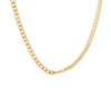 Gold Chunky Cuban X Multi Paperclip Strand Necklace - Adina Eden's Jewels