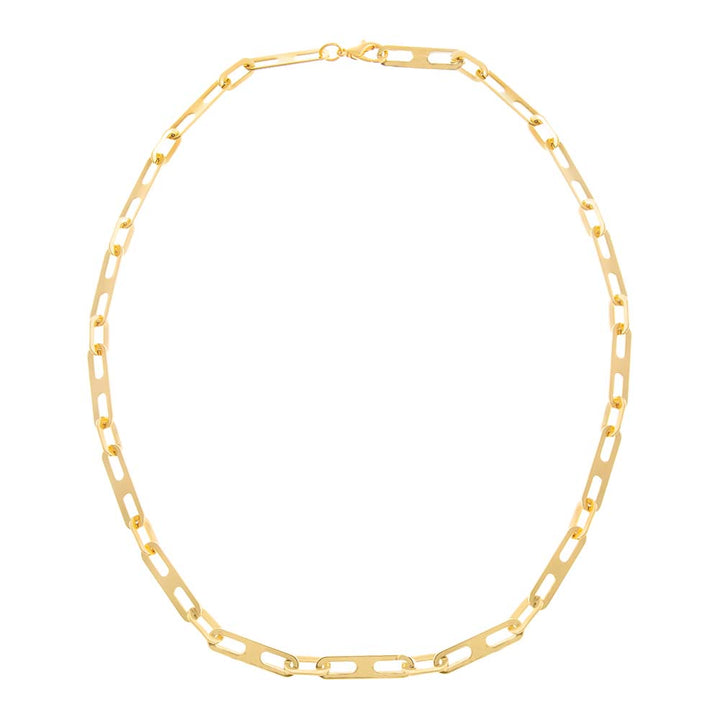  Boxed Elongated Mariner Chain Necklace - Adina Eden's Jewels