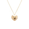 14K Gold Large Puffy Heart Necklace 14K - Adina Eden's Jewels