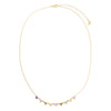  Multi Colored Graduated Stone Necklace - Adina Eden's Jewels