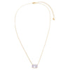  CZ Oval Shape Pendant Necklace - Adina Eden's Jewels
