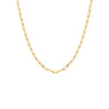Gold Medium Paperclip Link Necklace - Adina Eden's Jewels