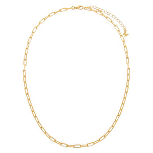  Medium Paperclip Link Necklace - Adina Eden's Jewels