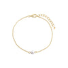 Pearl White Pearl Chain Bracelet - Adina Eden's Jewels