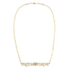  Diamond Pave Double Name Heart Necklace 14K - Adina Eden's Jewels