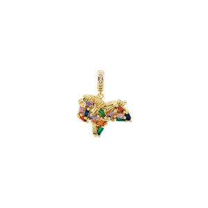 Multi-Color Multicolor CZ Horse Charm - Adina Eden's Jewels