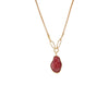Red Agate Pendant Necklace