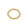 Gold Super Chunky Beaded Ball Stretch Bracelet - Adina Eden's Jewels