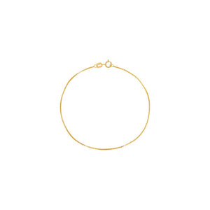 Box Chain Bracelet 14K