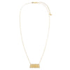  Pave Outlined Bubble Nameplate Necklace - Adina Eden's Jewels