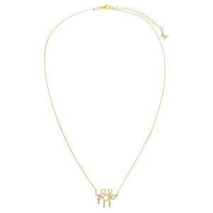  Hebrew 'Am Yisrael Chai' Necklace - Adina Eden's Jewels