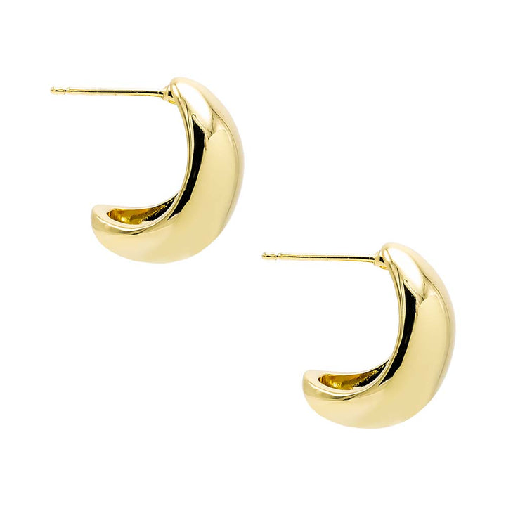  Small Button Stud Earring - Adina Eden's Jewels