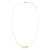  Am Israel Chai Solid Nameplate Necklace 14K - Adina Eden's Jewels