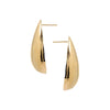  Chunky Solid Teardrop Stud Earring - Adina Eden's Jewels
