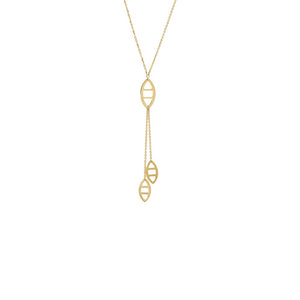 Solid Multi Mariner Drop Lariat 14K
