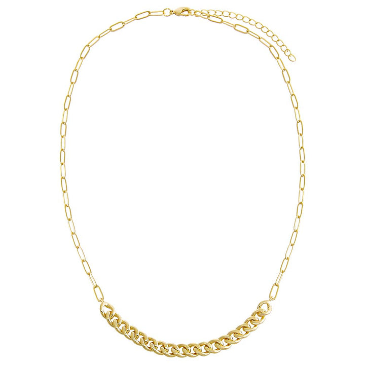  Cuban X Paperclip Link Necklace - Adina Eden's Jewels