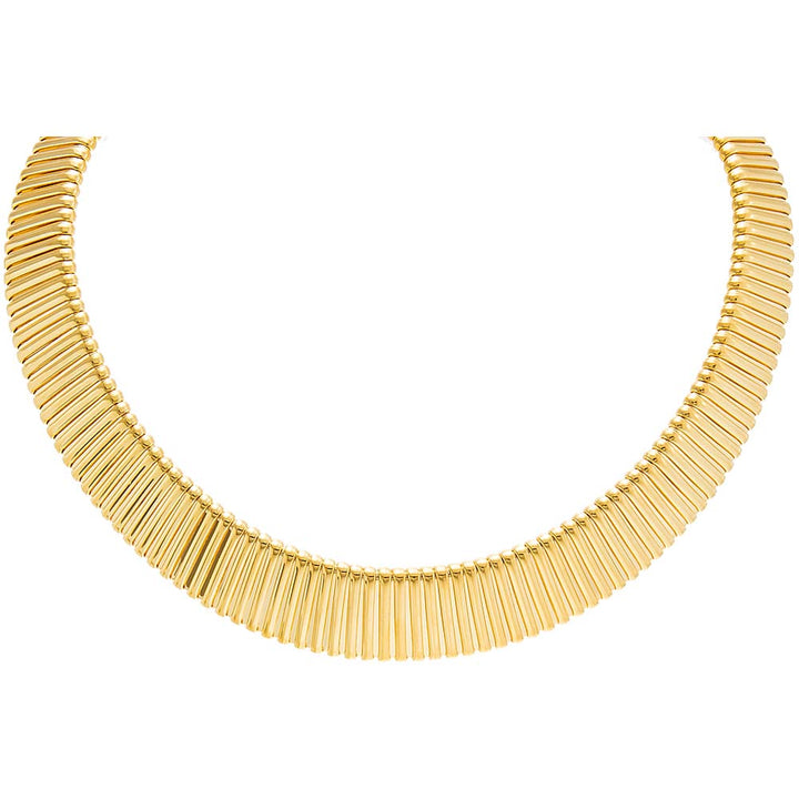 Gold Thick Snake Chain Necklace - Adina Eden's Jewels