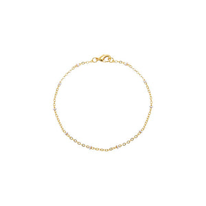 Colored Enamel Beaded Link Chain Bracelet